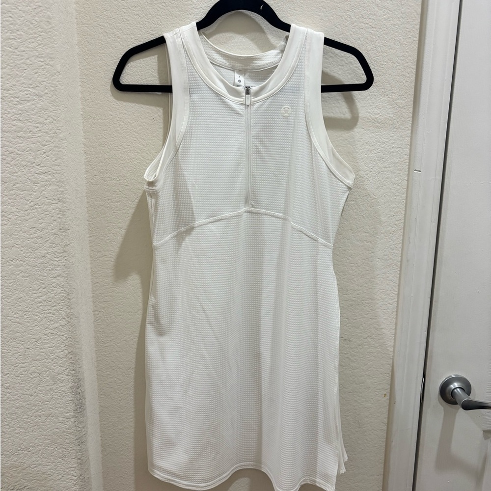 Lululemon White Sleeveless Tennis Dress- worn once!